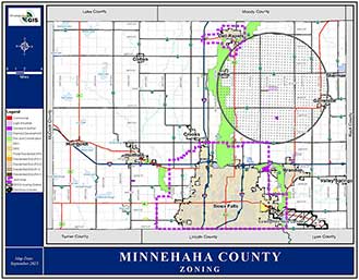 Minnehaha County Zoning Map 